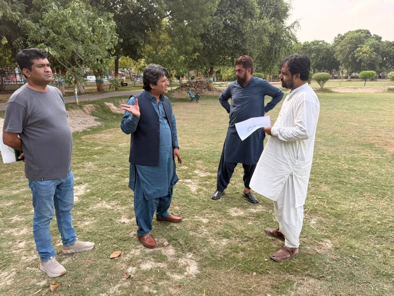 Managing Director Horticulture Agency Bahawalpur Visits Various Parks, Reviews Development and Beautification Works